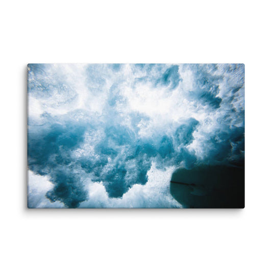 The Ocean's Embrace Coastal Lifestyle Abstract Nature Photograph Canvas Wall Art Print