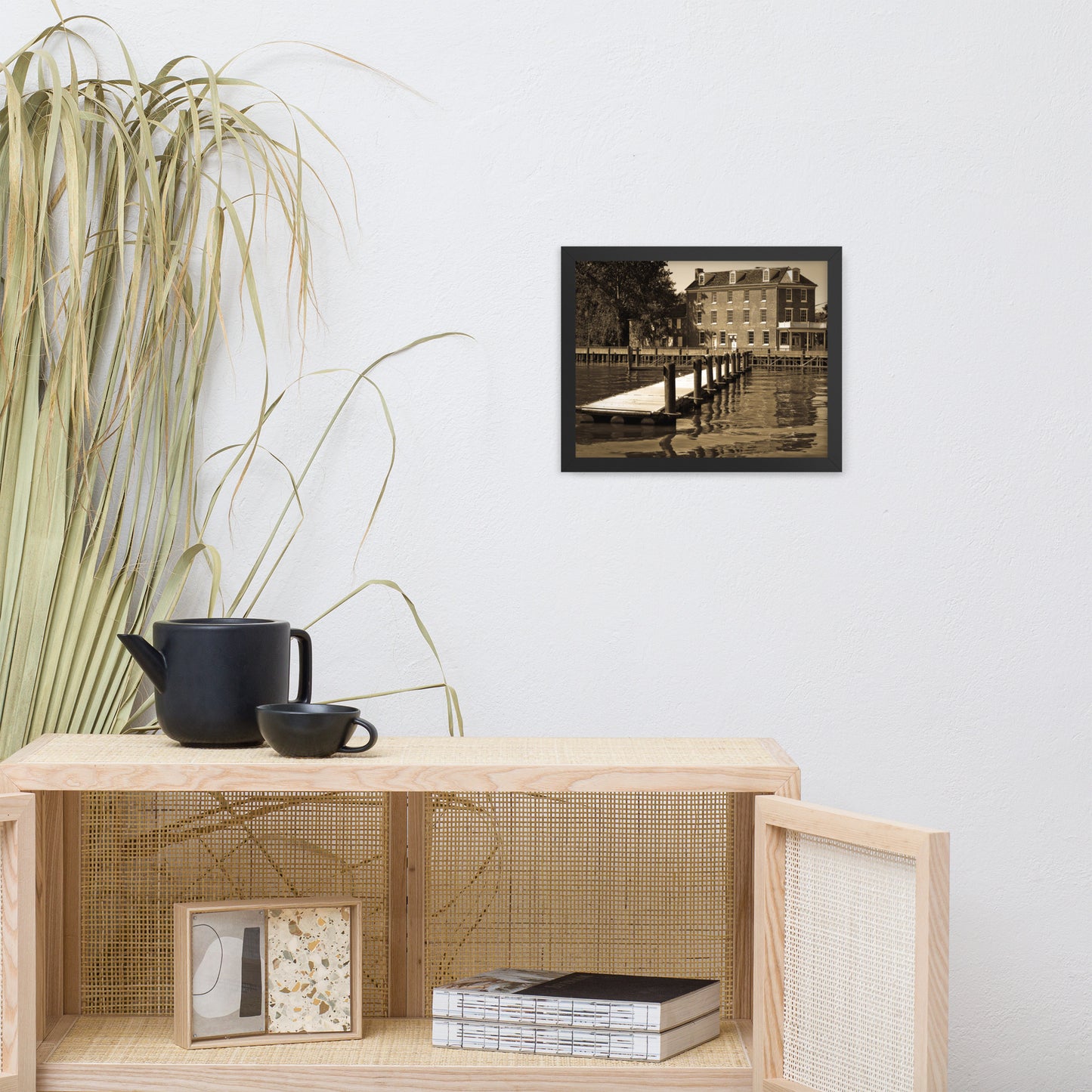 Delaware City Dock Coastal Landscape Framed Photo Wall Art Prints
