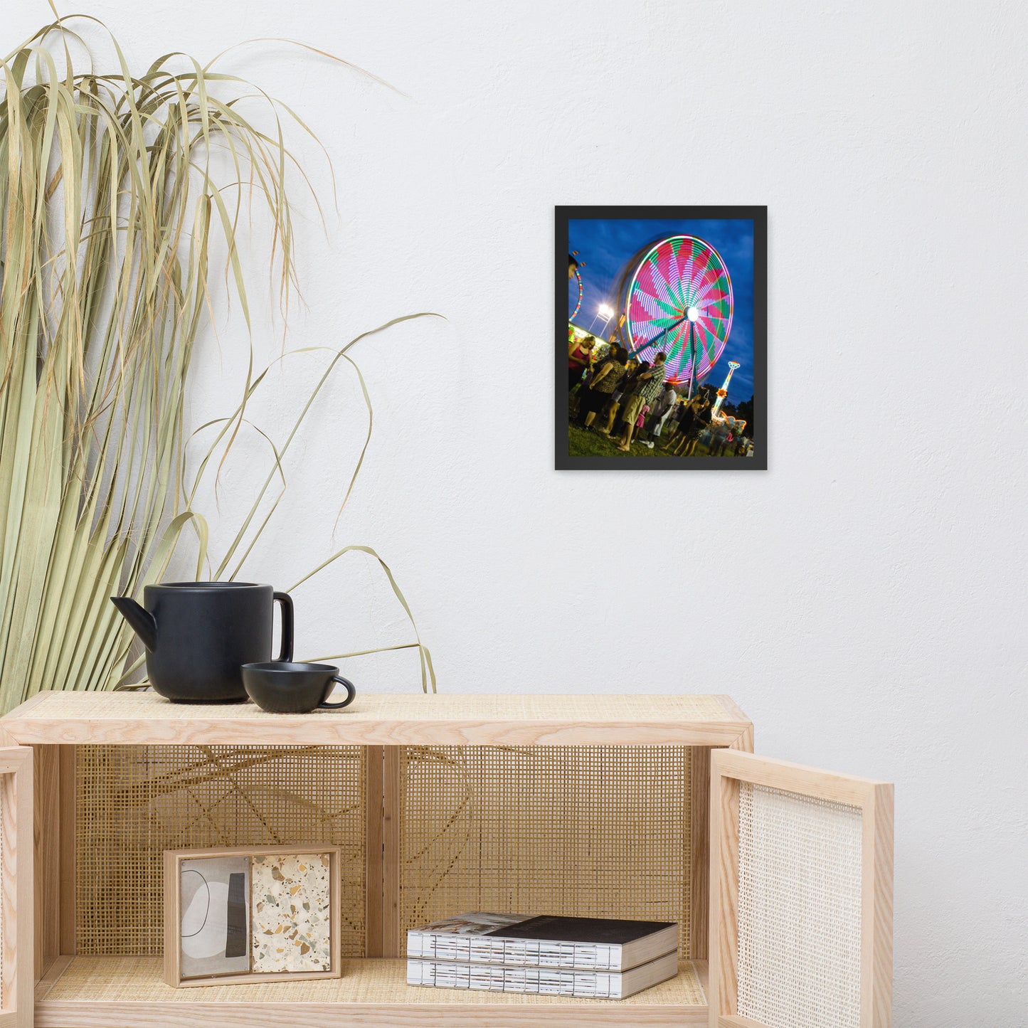 Ferris Wheel 1 Urban Landscape Photo Framed Wall Art Print