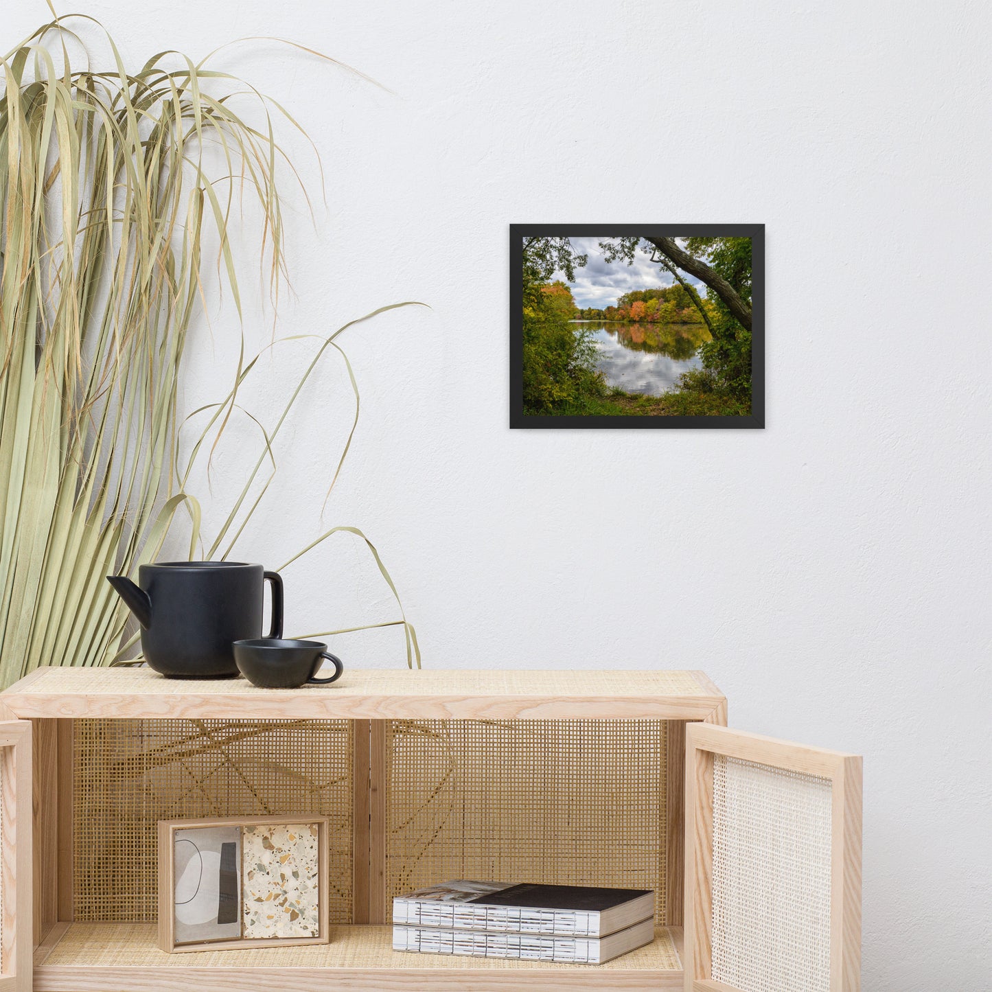 Lost In Autumn Color Landscape Framed Photo Paper Wall Art Prints