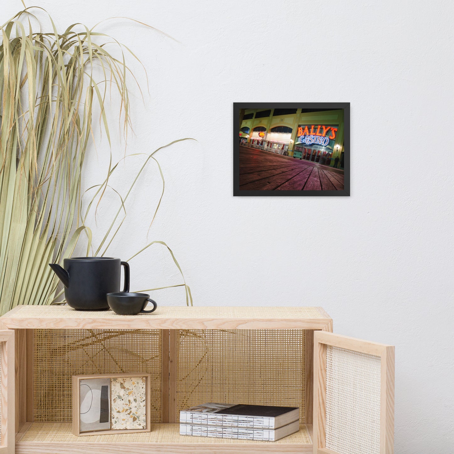 Low On The Boards Urban Landscape Photo Framed Wall Art Print