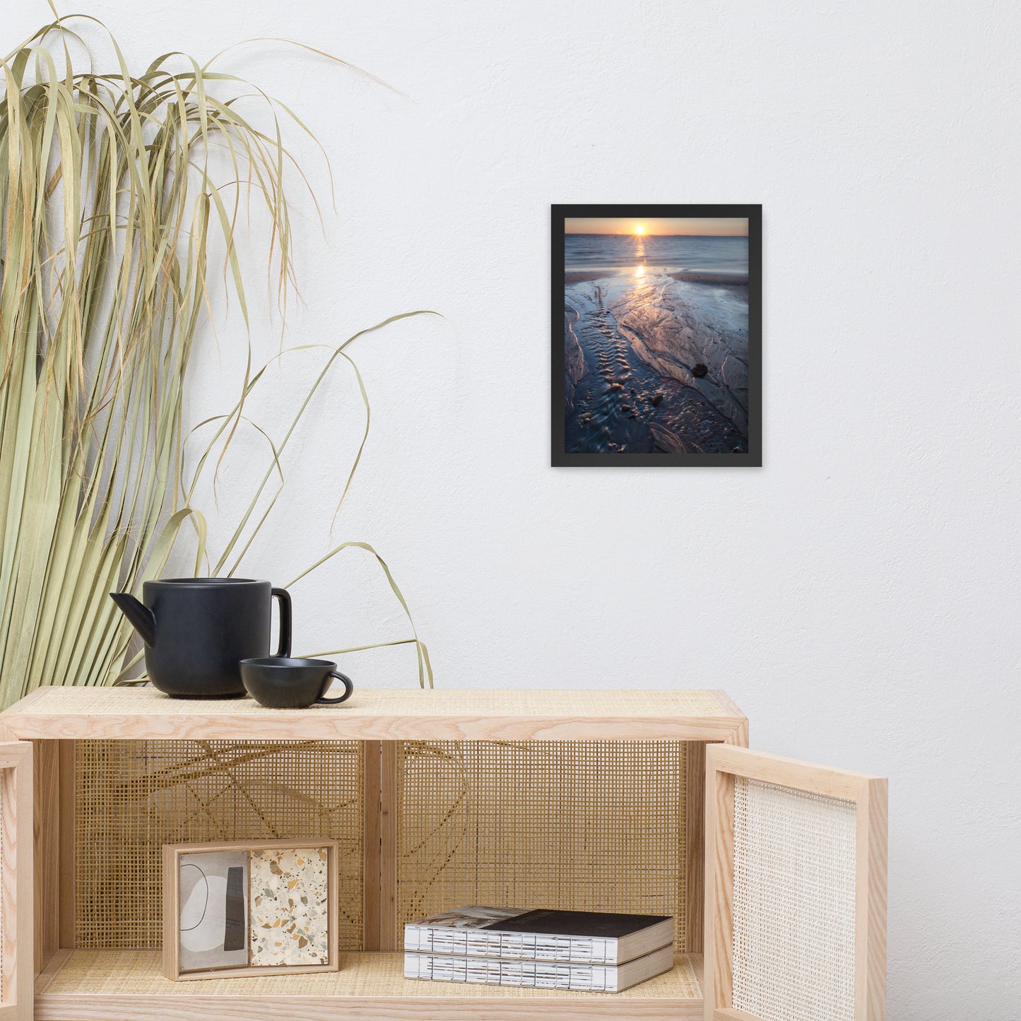 Low Tide Ravine Landscape Framed Photo Paper Wall Art Prints