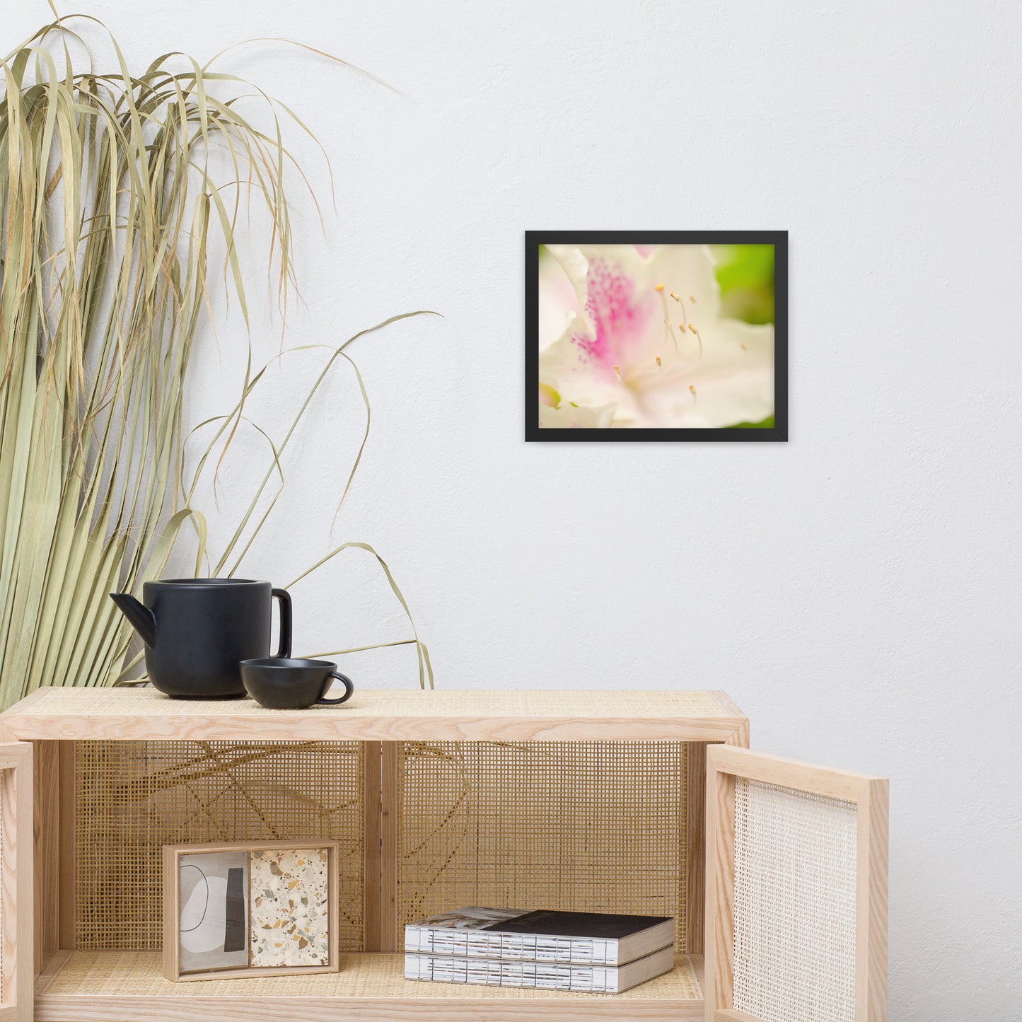 Japanese Azalea Floral Nature Photo Framed Wall Art Print