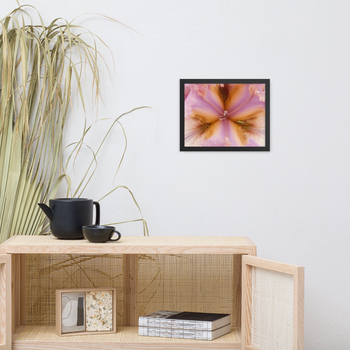 Symmetry of Nature Floral Nature Photo Framed Wall Art Print