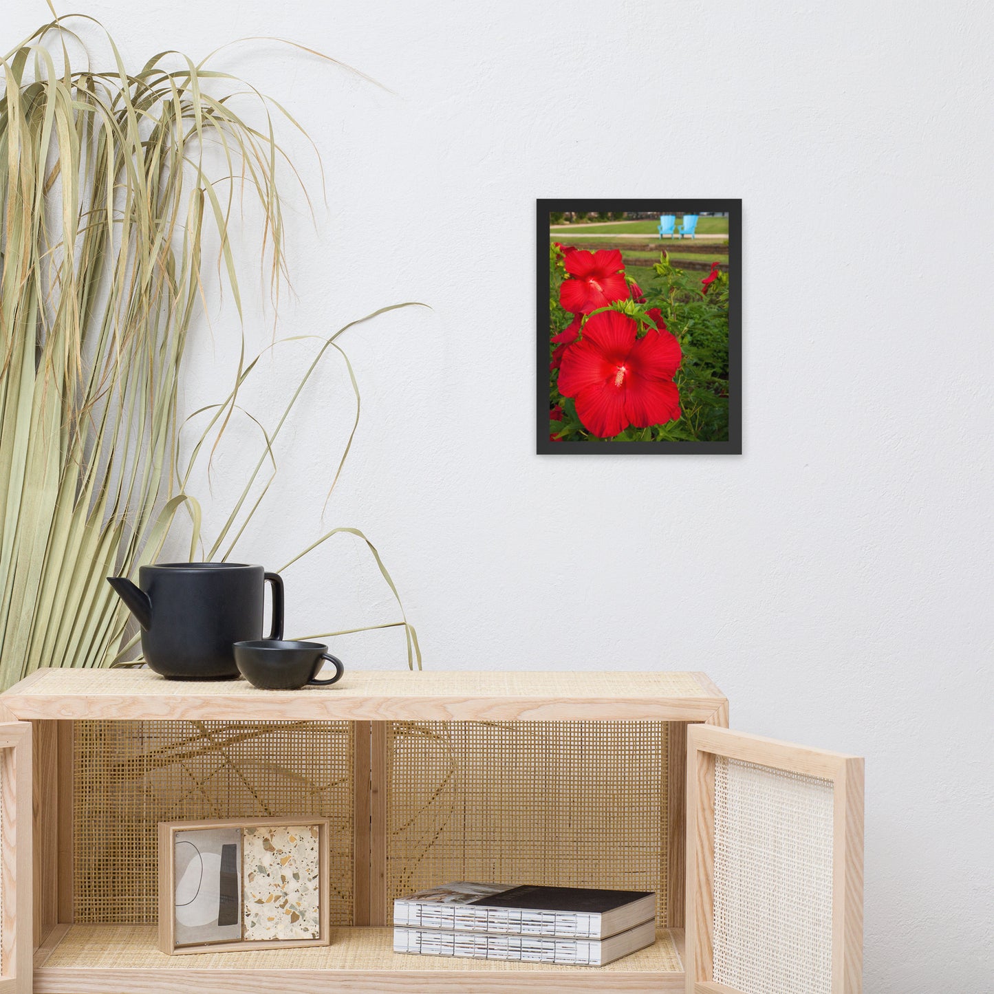 The Riverfront 2 Floral Nature Photo Framed Wall Art Print