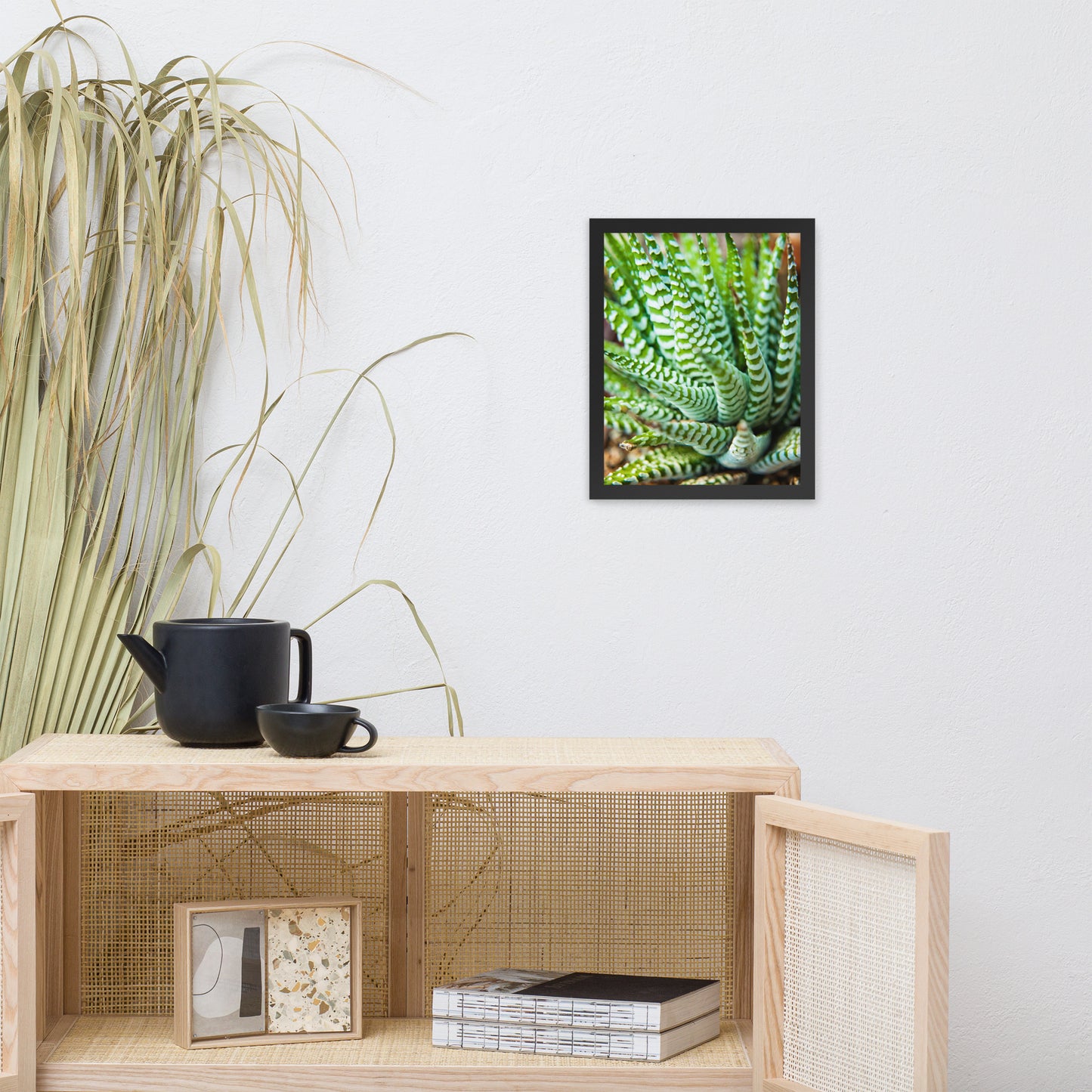 Succulent 2 Botanical Nature Photo Framed Wall Art Print