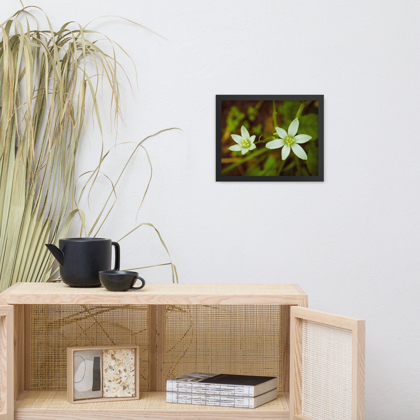 Wild Beauty Floral Nature Photo Framed Wall Art Print