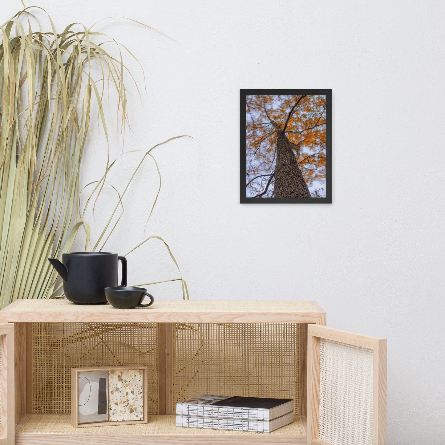 Wind in the Trees Botanical Nature Photo Framed Wall Art Print