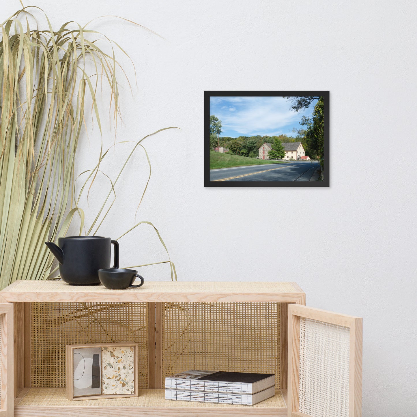 Greenbank Mill Summer Rural Landscape Framed Photo Paper Wall Art Prints