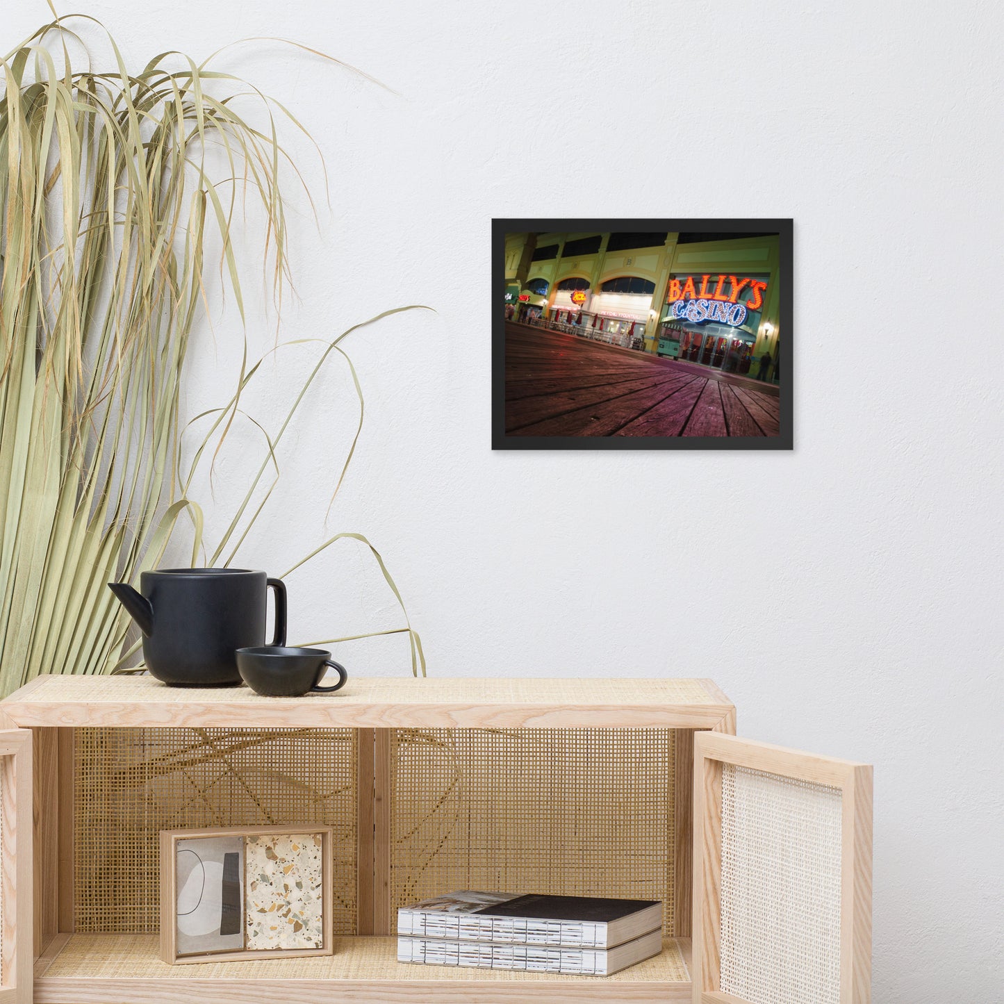 Low On The Boards Urban Landscape Photo Framed Wall Art Print