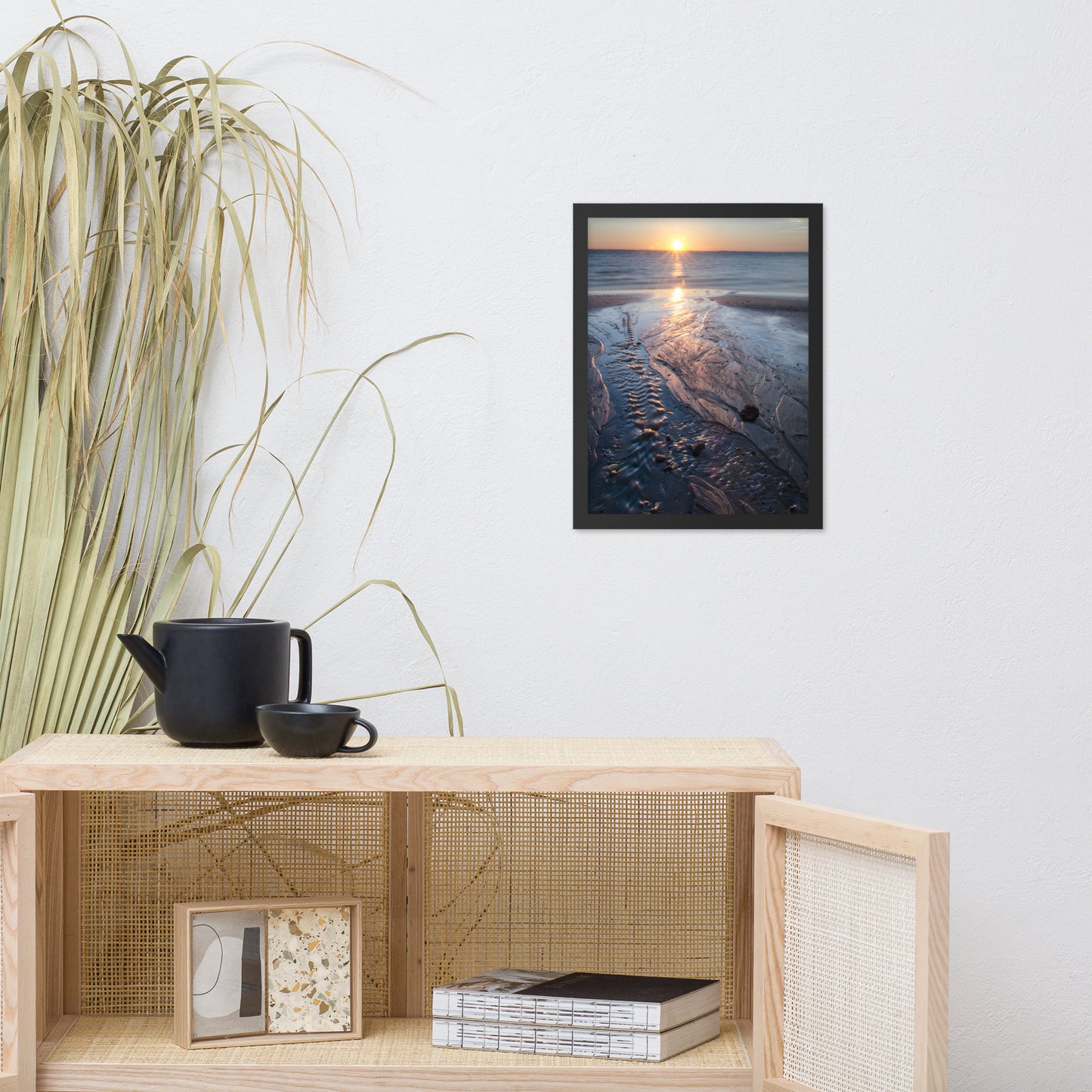 Low Tide Ravine Landscape Framed Photo Paper Wall Art Prints