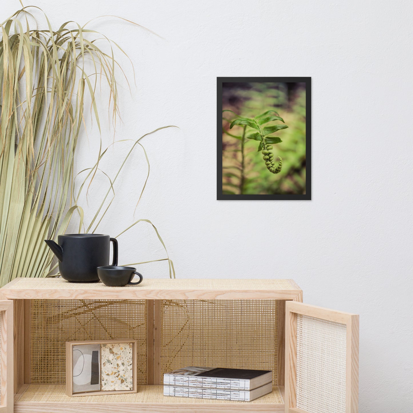 Growth of the Forest Floor Botanical Nature Photo Framed Wall Art Print