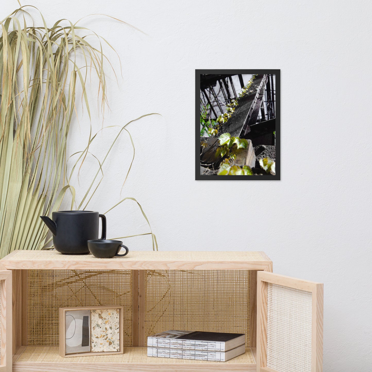 Nature Taking Over Botanical Nature Photo Framed Wall Art Print