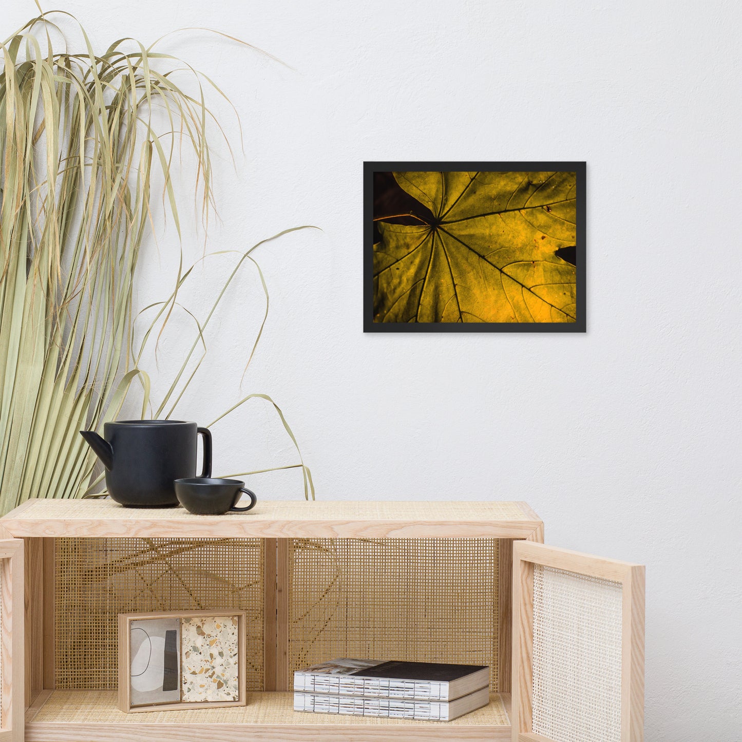 Seasons Change Botanical Nature Photo Framed Wall Art Print