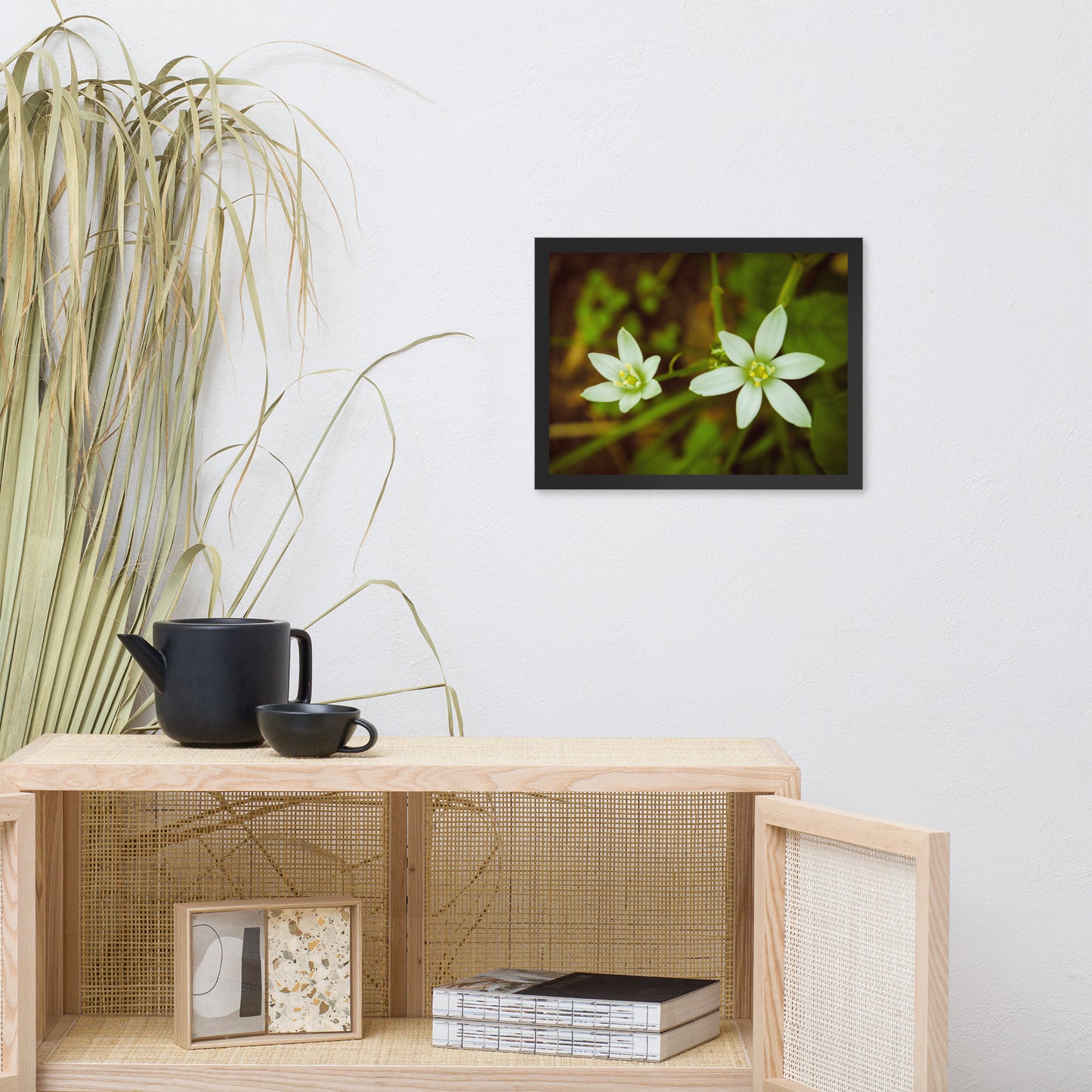 Wild Beauty Floral Nature Photo Framed Wall Art Print