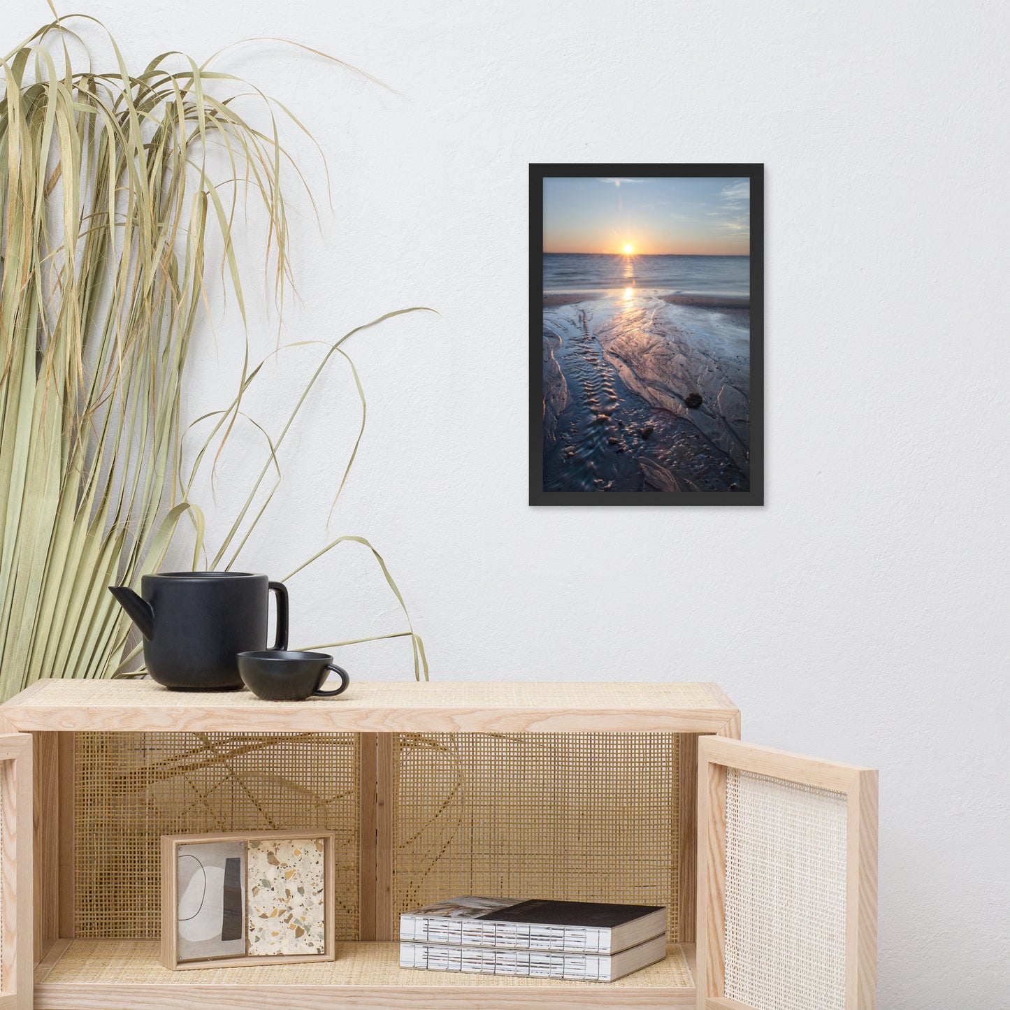 Low Tide Ravine Landscape Framed Photo Paper Wall Art Prints