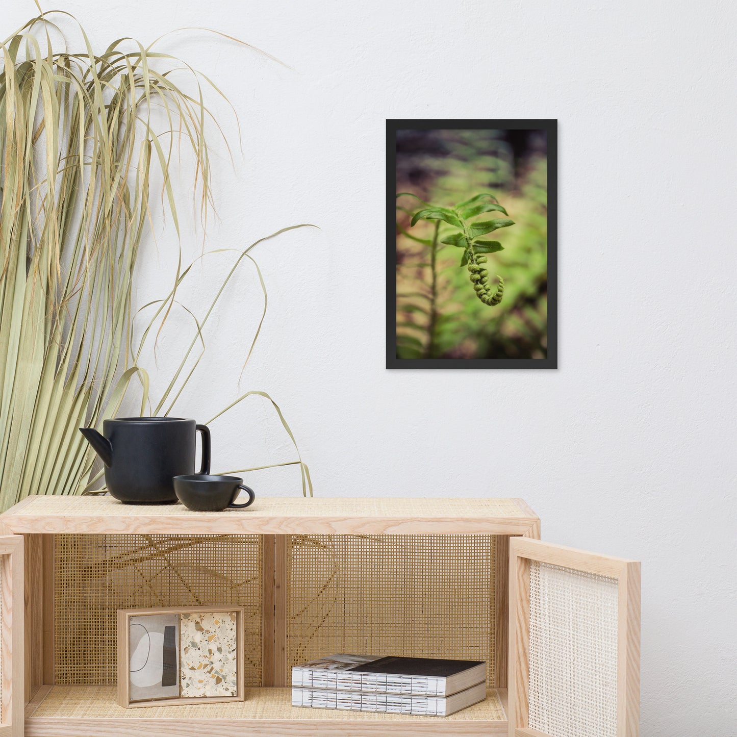 Growth of the Forest Floor Botanical Nature Photo Framed Wall Art Print