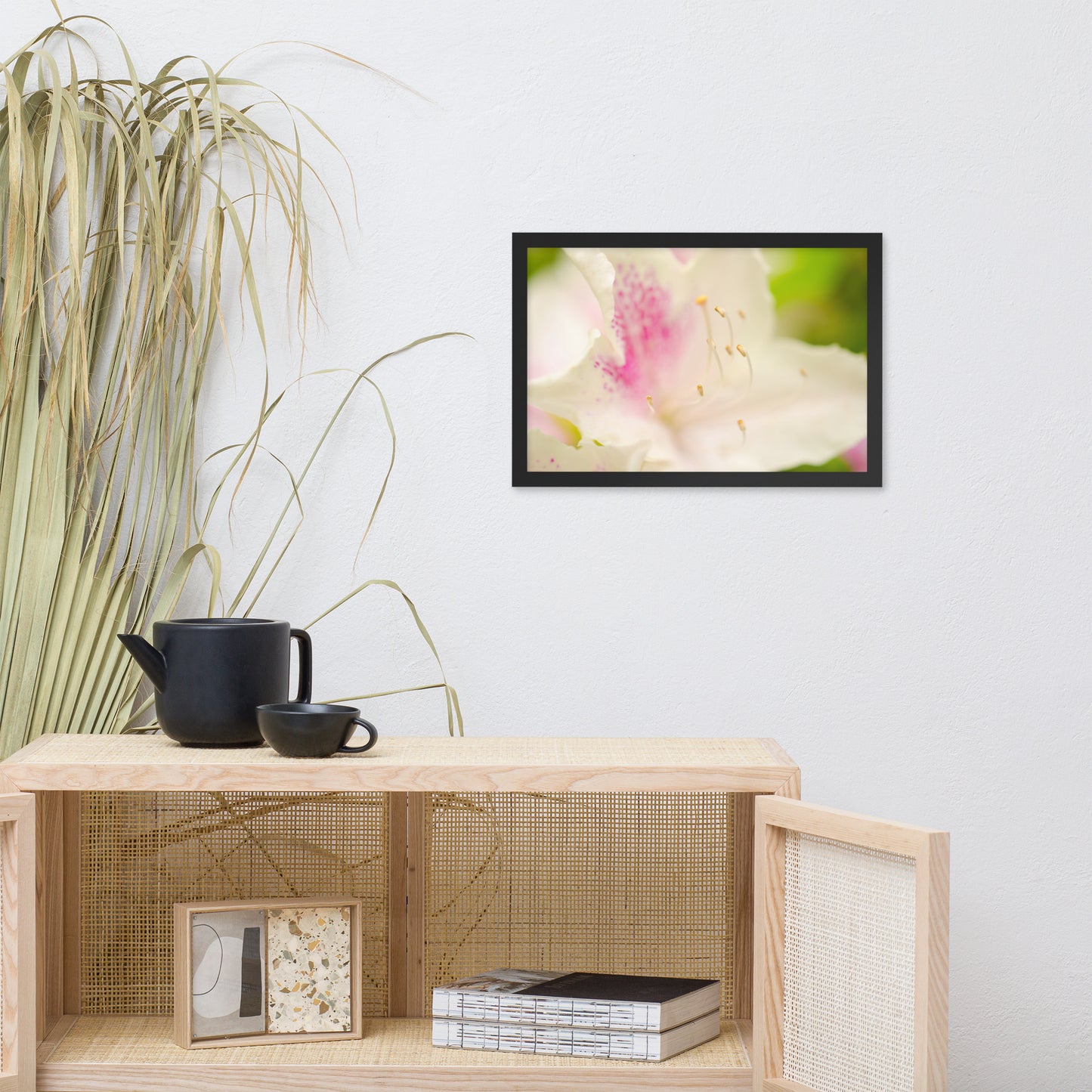 Japanese Azalea Floral Nature Photo Framed Wall Art Print