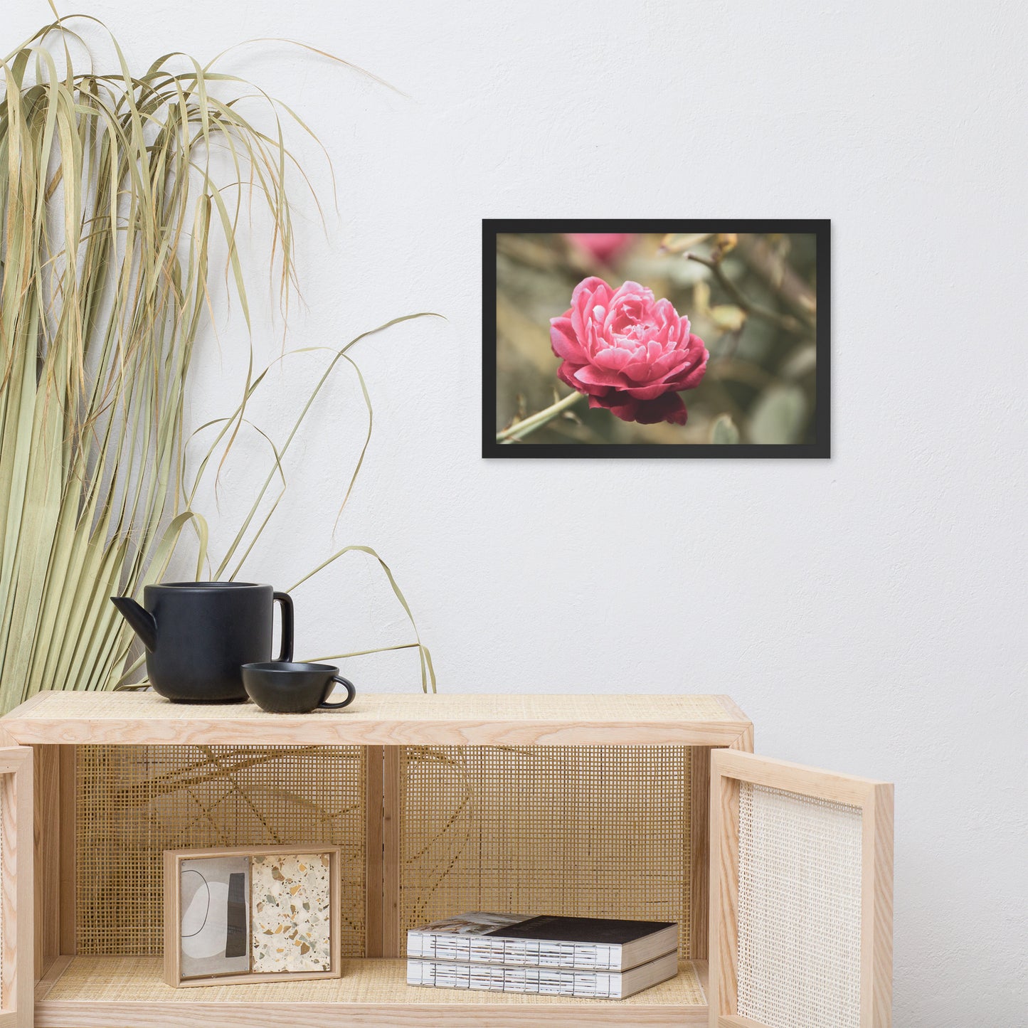 Perfect Petals Colorized Floral Nature Photo Framed Wall Art Print