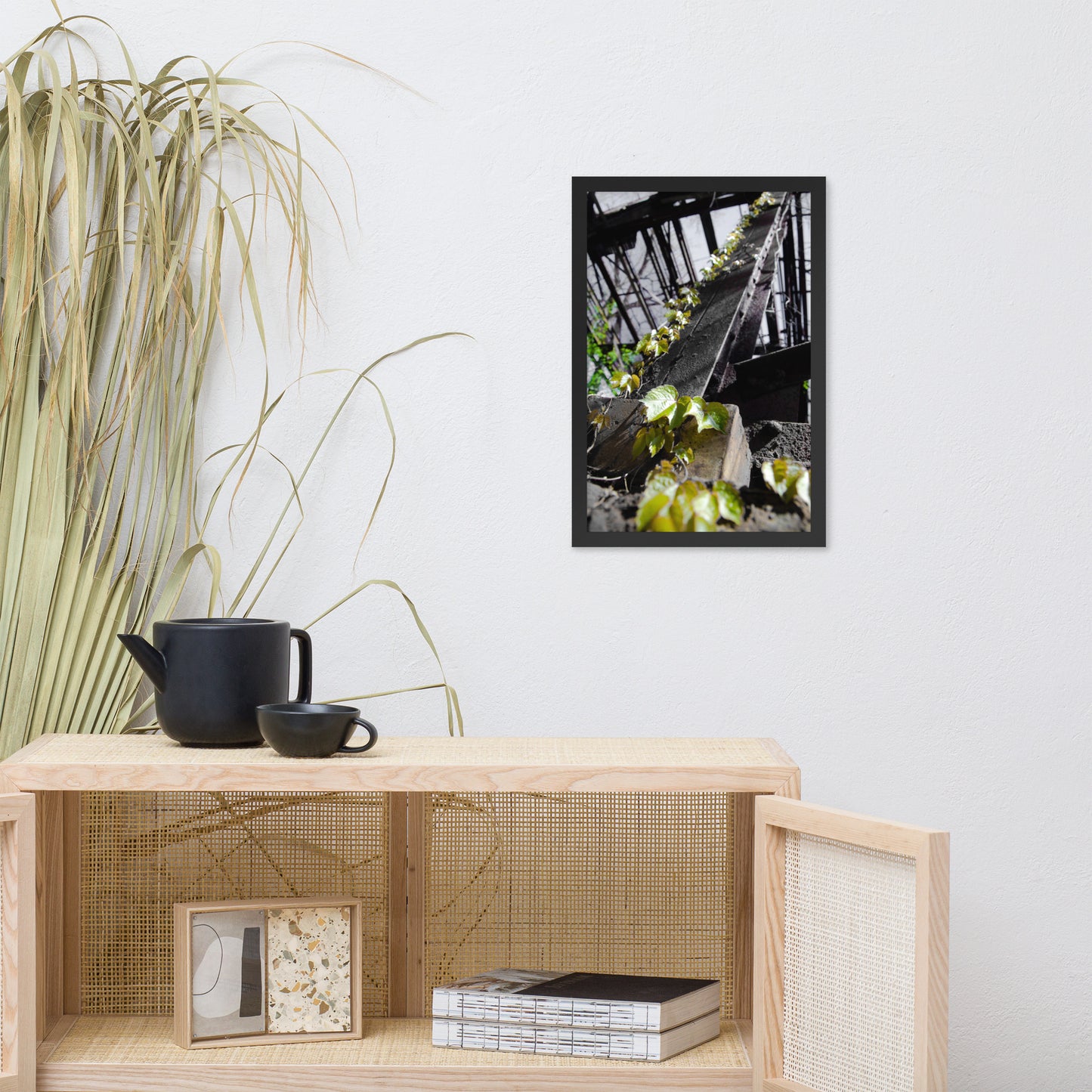 Nature Taking Over Botanical Nature Photo Framed Wall Art Print