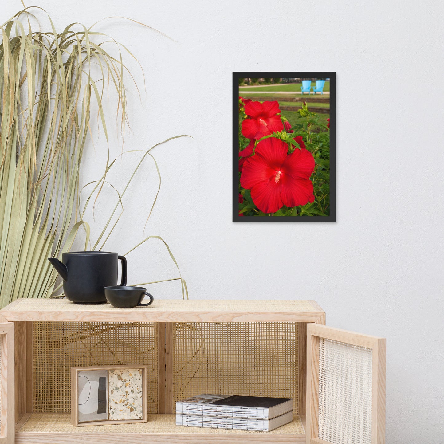 The Riverfront 2 Floral Nature Photo Framed Wall Art Print