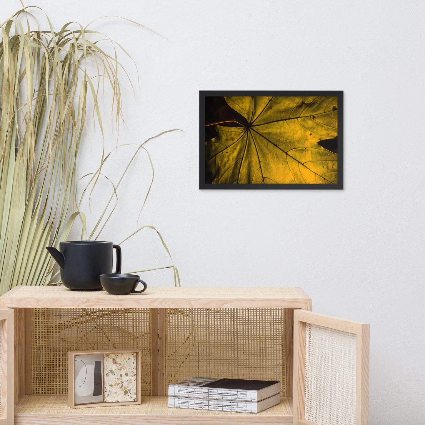 Seasons Change Botanical Nature Photo Framed Wall Art Print