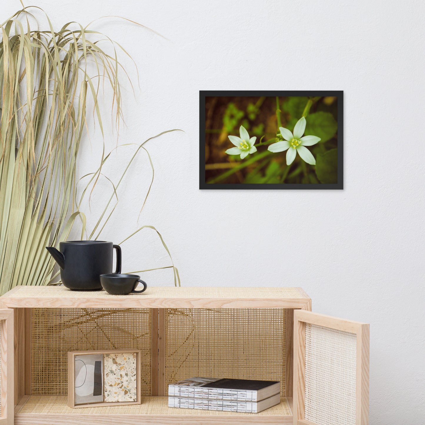 Wild Beauty Floral Nature Photo Framed Wall Art Print