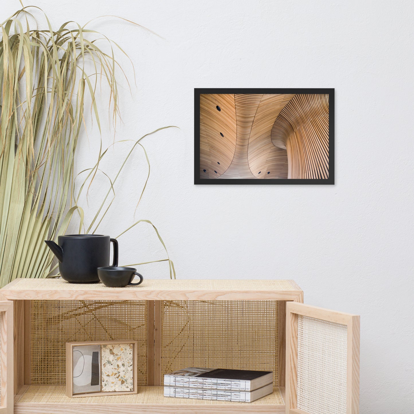 Arboreal Rhythm Architectural Photograph Framed Wall Art Print