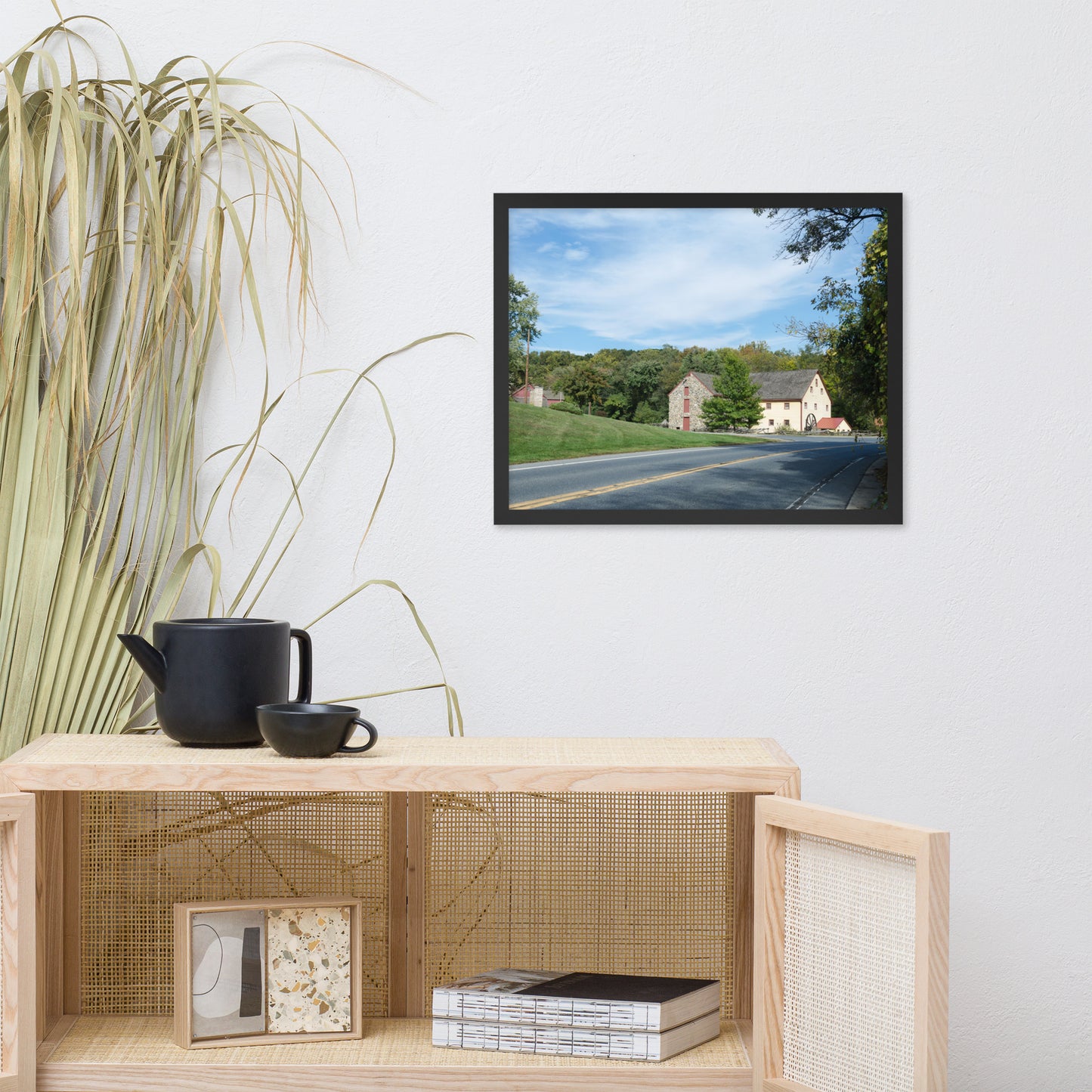 Greenbank Mill Summer Rural Landscape Framed Photo Paper Wall Art Prints