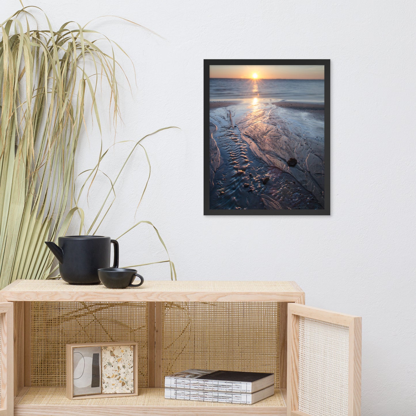 Low Tide Ravine Landscape Framed Photo Paper Wall Art Prints
