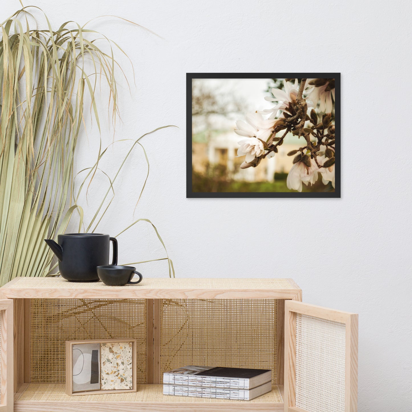 Bellevue Mansion Floral Nature Photo Framed Wall Art Print