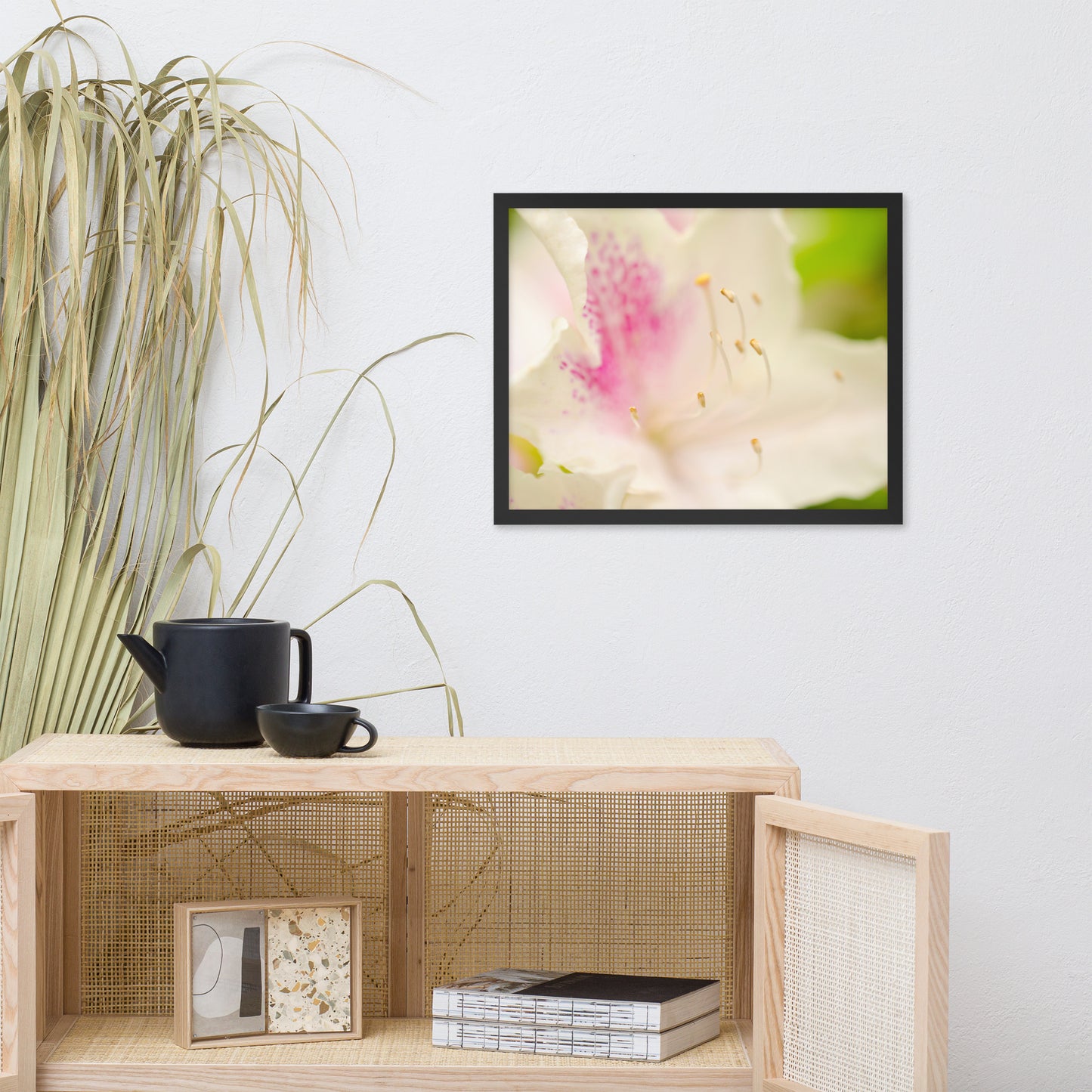 Japanese Azalea Floral Nature Photo Framed Wall Art Print