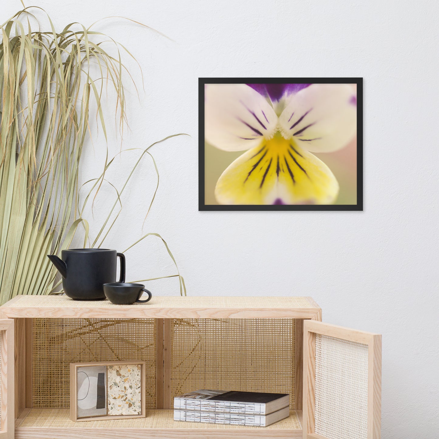 Oh Violet Floral Nature Photo Framed Wall Art Print