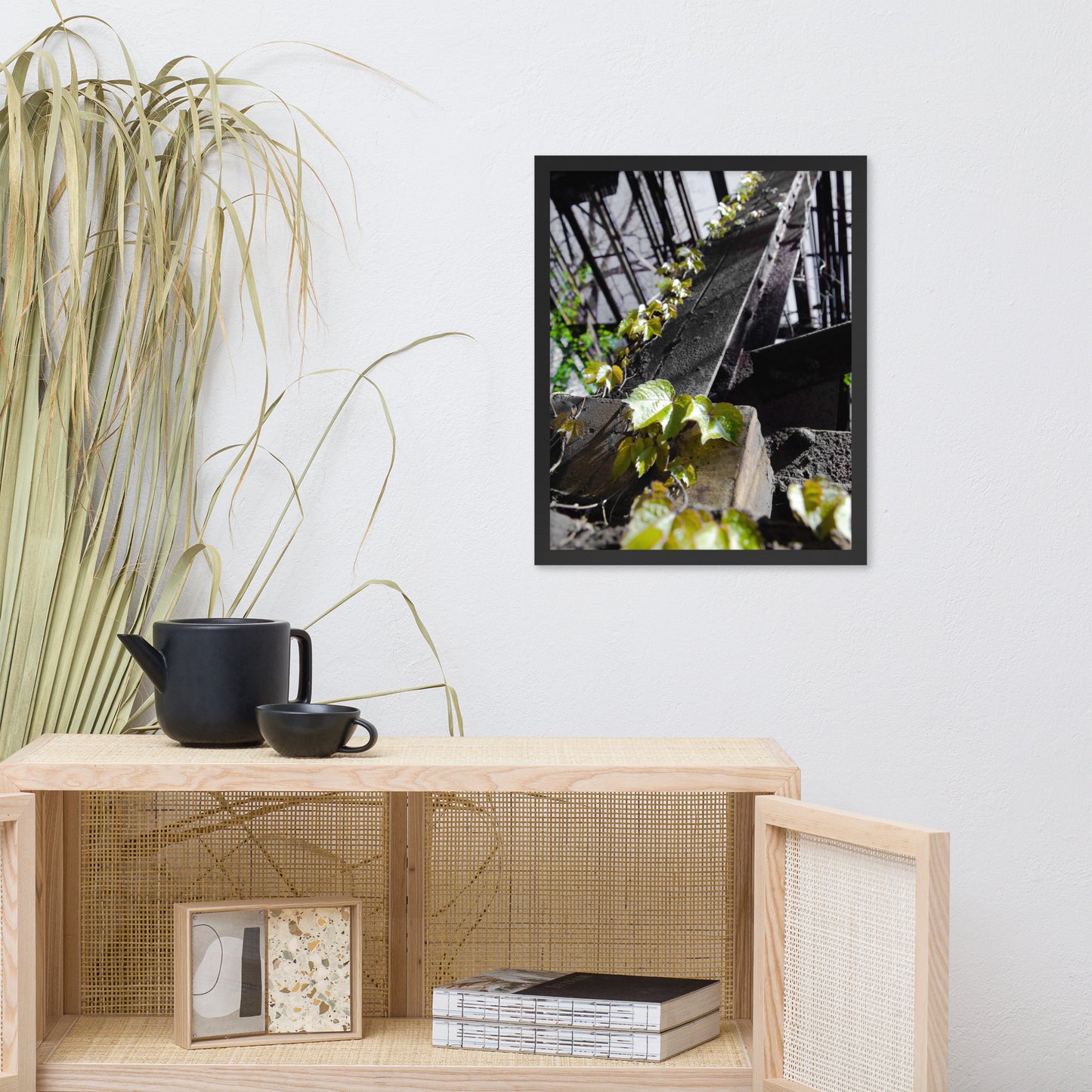 Nature Taking Over Botanical Nature Photo Framed Wall Art Print
