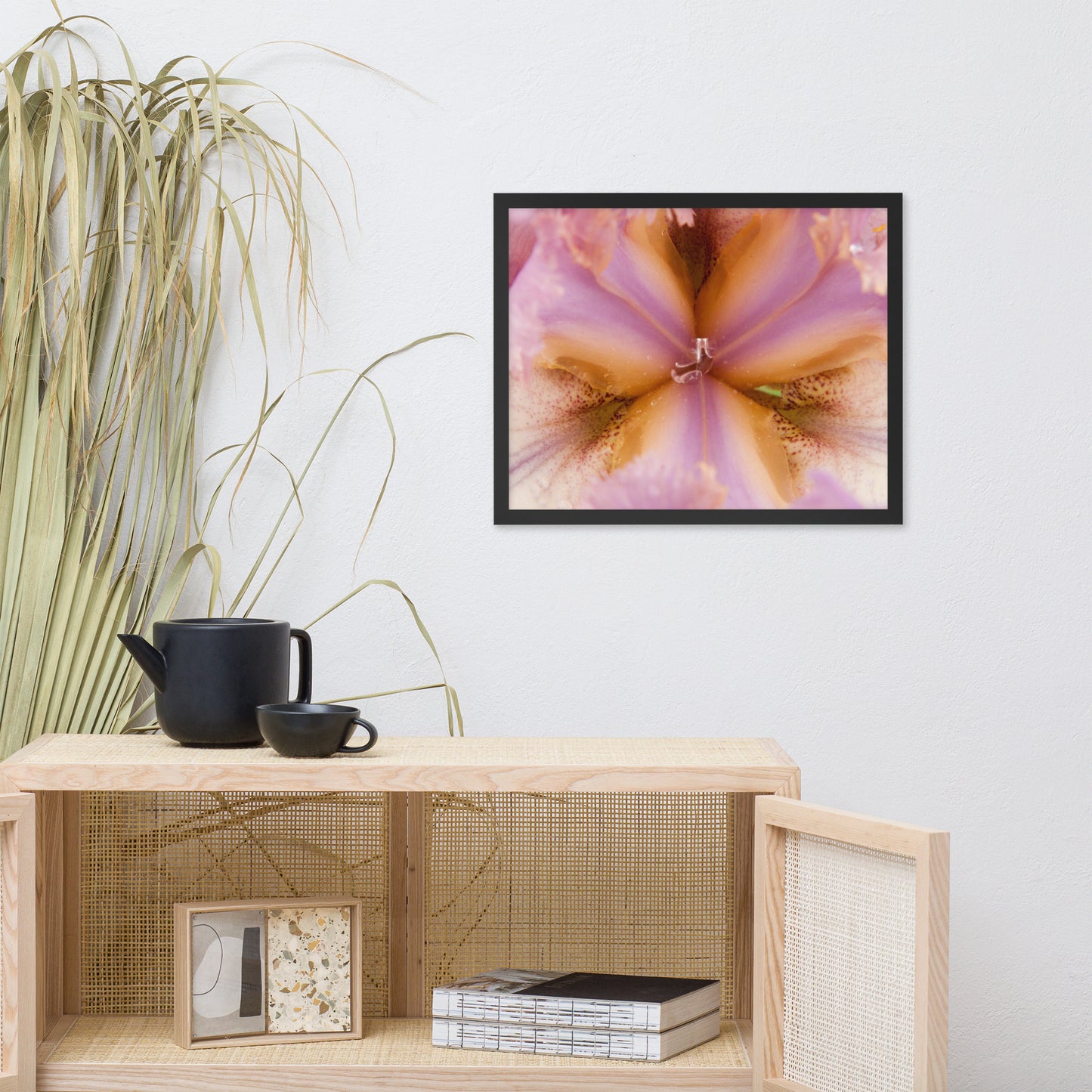 Symmetry of Nature Floral Nature Photo Framed Wall Art Print