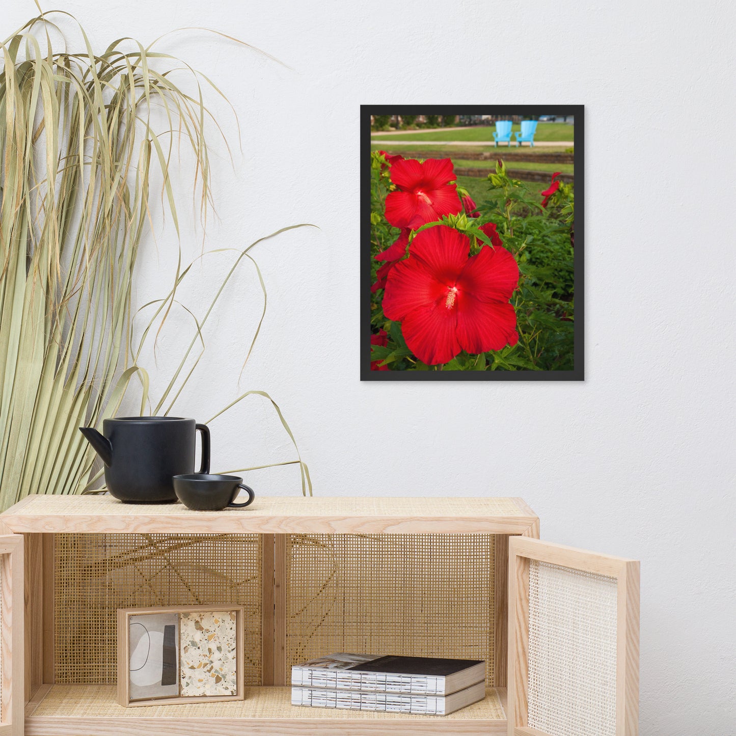 The Riverfront 2 Floral Nature Photo Framed Wall Art Print
