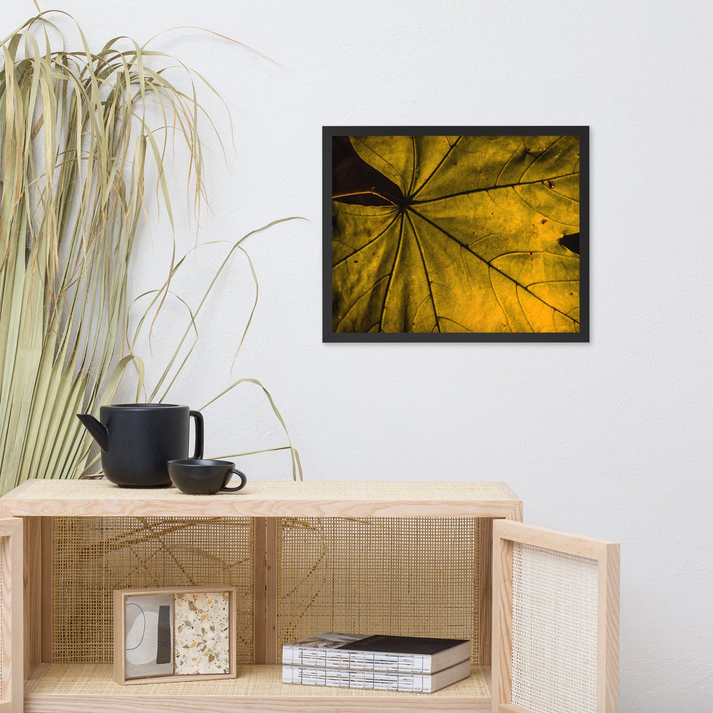 Seasons Change Botanical Nature Photo Framed Wall Art Print