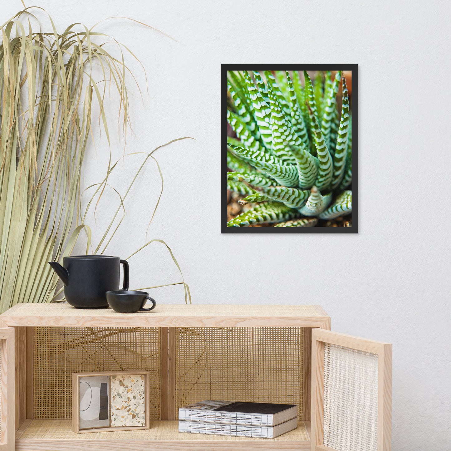Succulent 2 Botanical Nature Photo Framed Wall Art Print