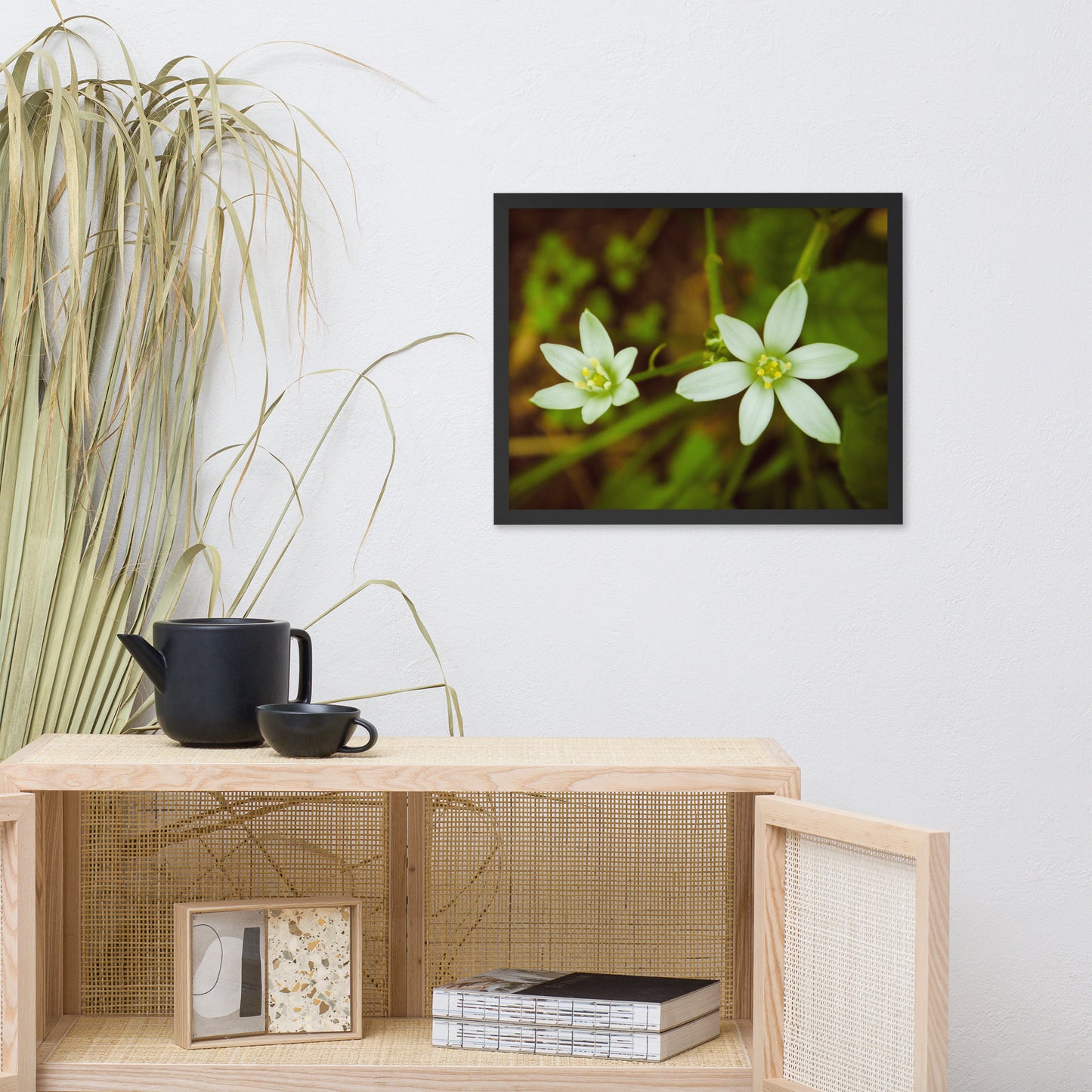 Wild Beauty Floral Nature Photo Framed Wall Art Print