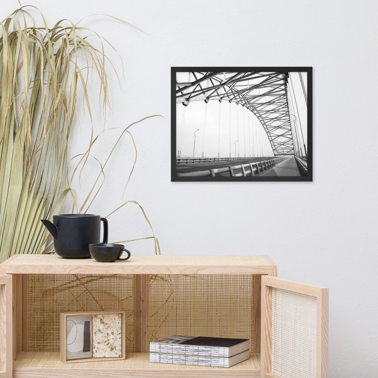 Ethereal Crossing Architectural Photograph Framed Wall Art Print