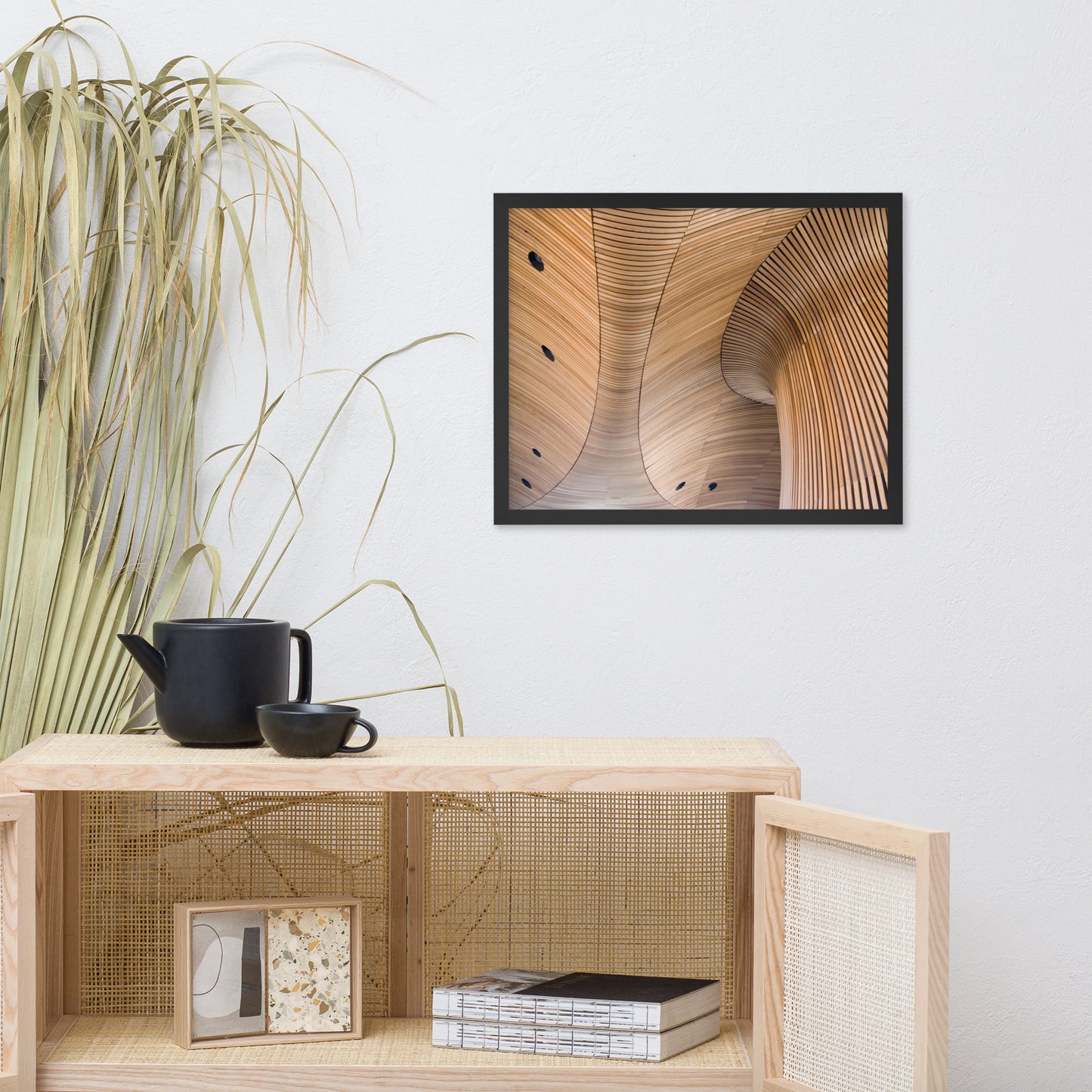 Arboreal Rhythm Architectural Photograph Framed Wall Art Print