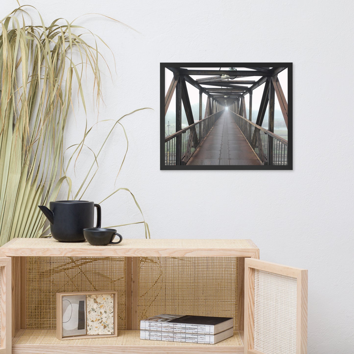 Vanishing Point Architectural Photograph Framed Wall Art Print