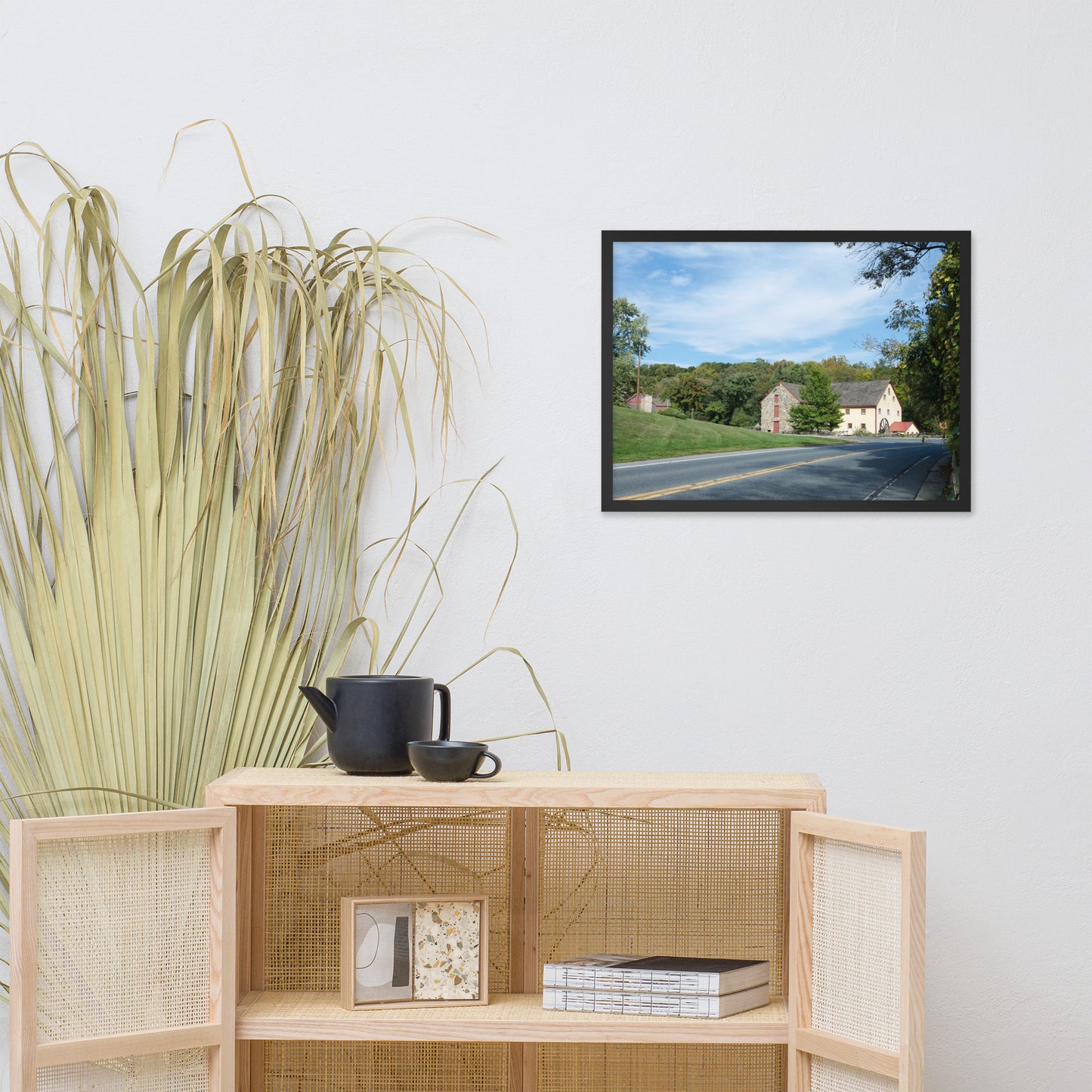 Greenbank Mill Summer Rural Landscape Framed Photo Paper Wall Art Prints