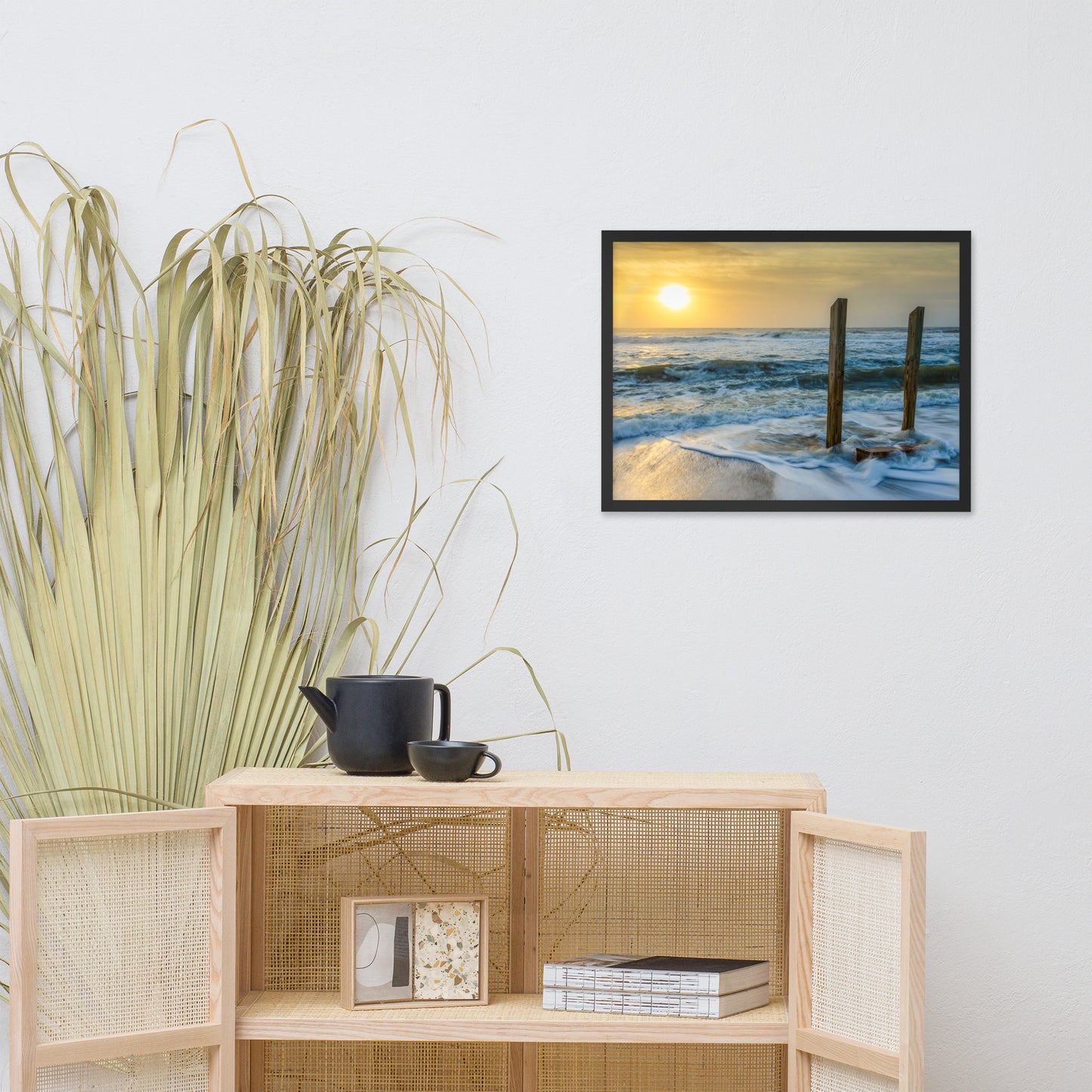 Kissed by the Sea Coastal Landscape Framed Photo Paper Wall Art Prints