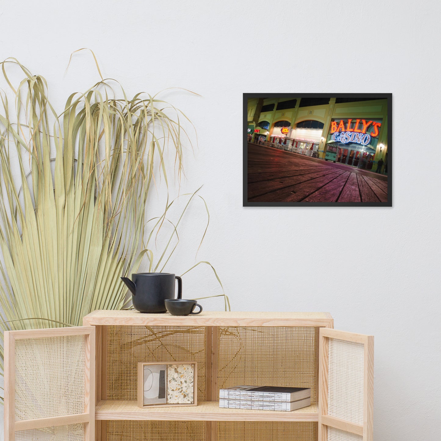 Low On The Boards Urban Landscape Photo Framed Wall Art Print