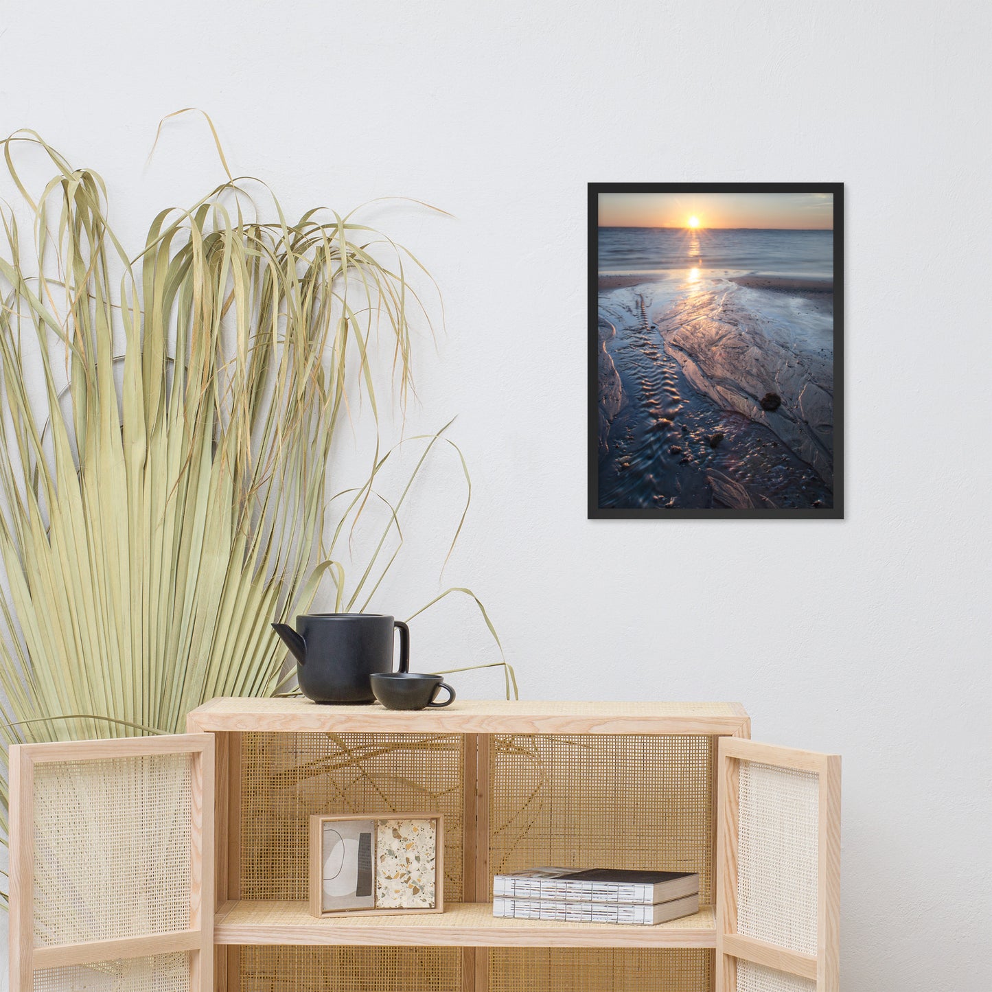Low Tide Ravine Landscape Framed Photo Paper Wall Art Prints