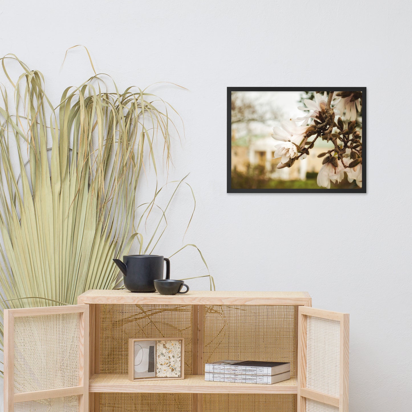 Bellevue Mansion Floral Nature Photo Framed Wall Art Print