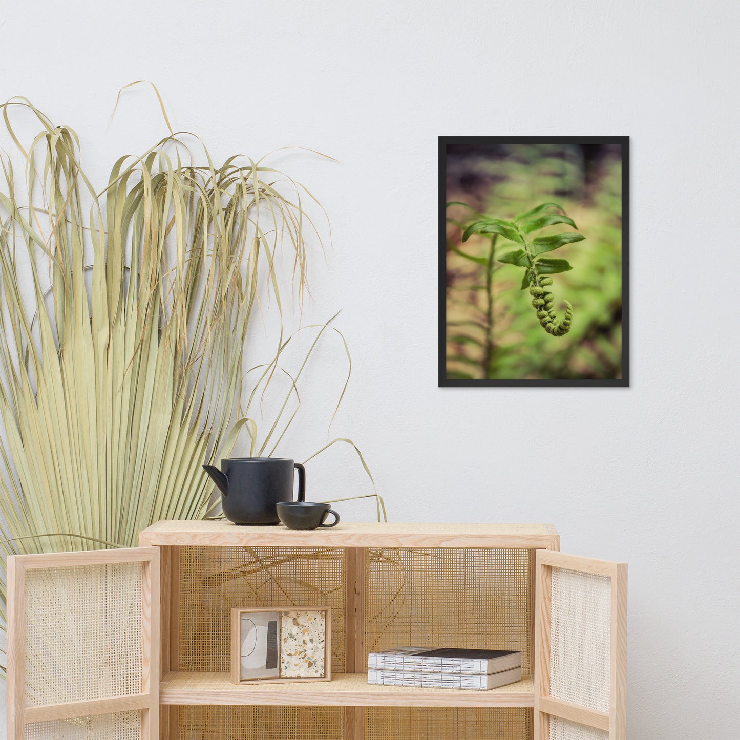 Growth of the Forest Floor Botanical Nature Photo Framed Wall Art Print