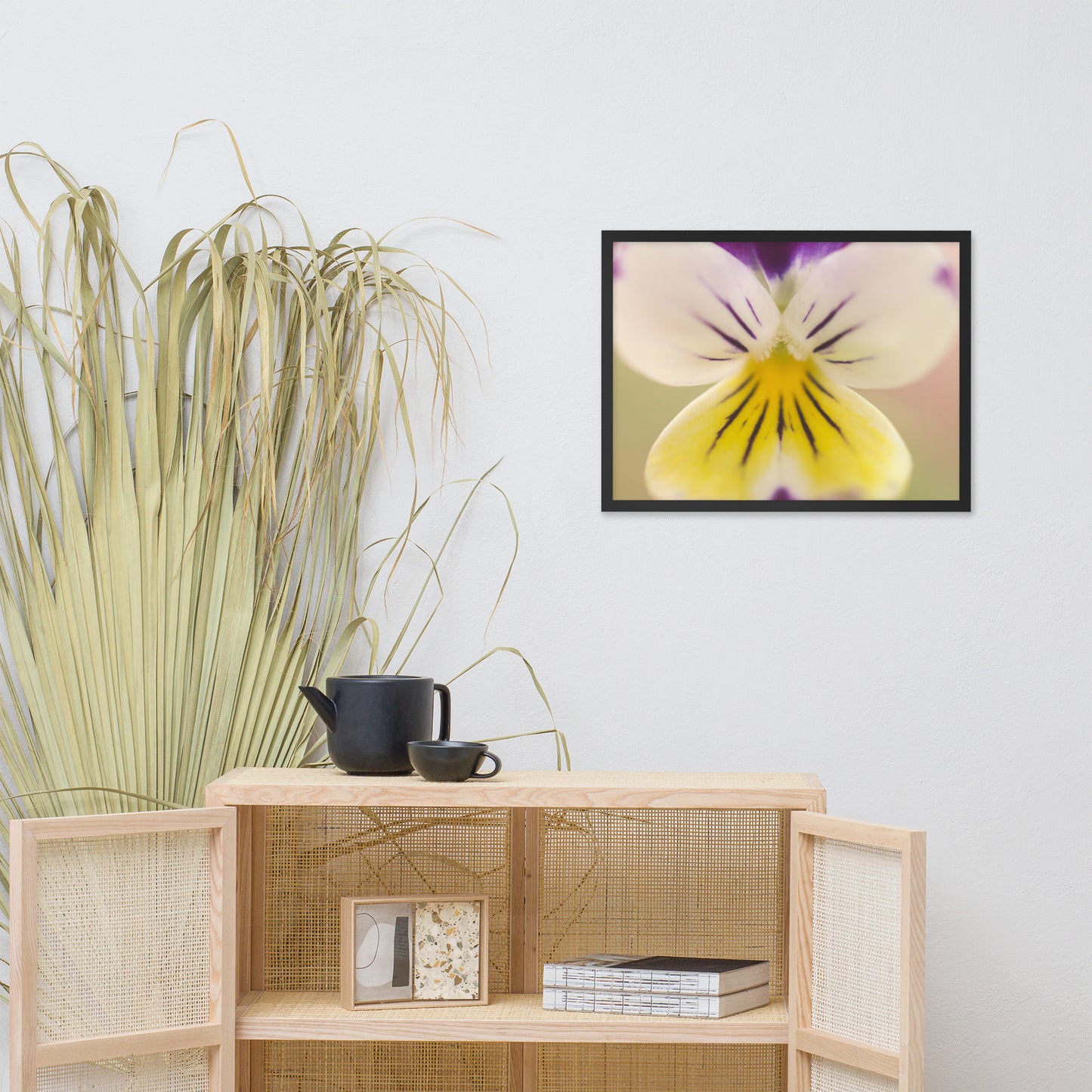 Oh Violet Floral Nature Photo Framed Wall Art Print