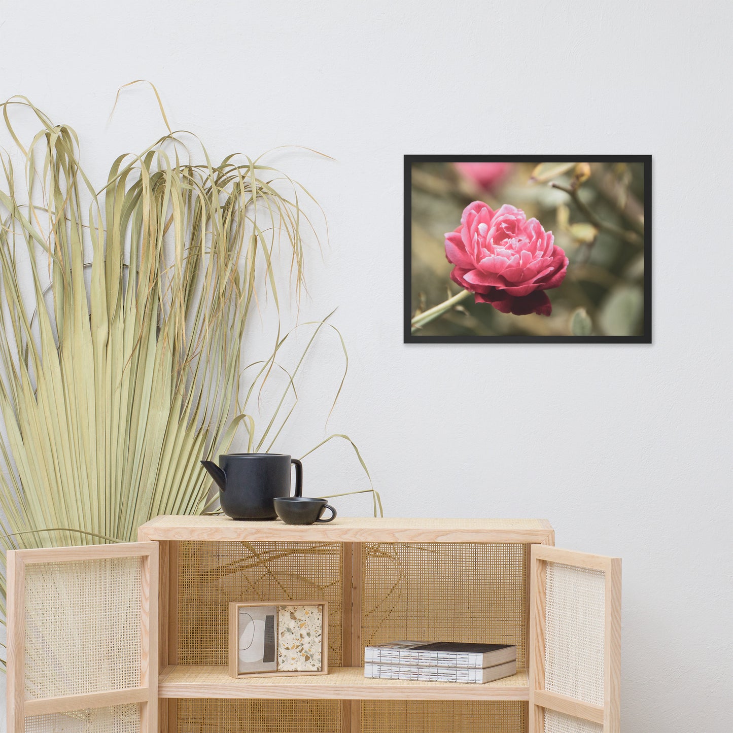 Perfect Petals Colorized Floral Nature Photo Framed Wall Art Print